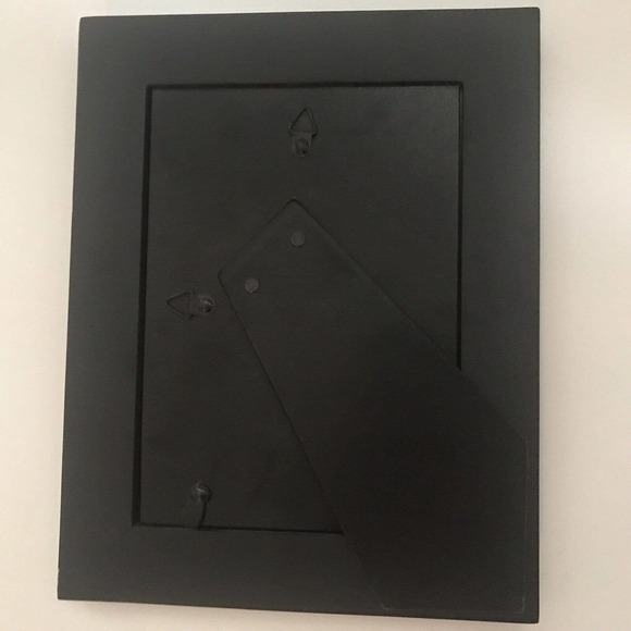 Unbranded Picture Frame Black Wood Convex 4X6.5 Photo Pre-Owned - Picture 6 of 7